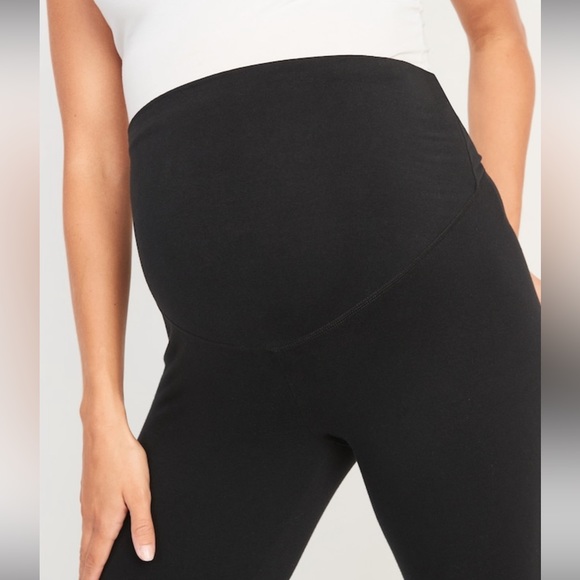 Old Navy Maternity Full Panel Cropped Leggings, size small - Picture 3 of 6